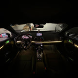 Audi A3 8V Kit Led Ambient Light RGB Universale giallo
