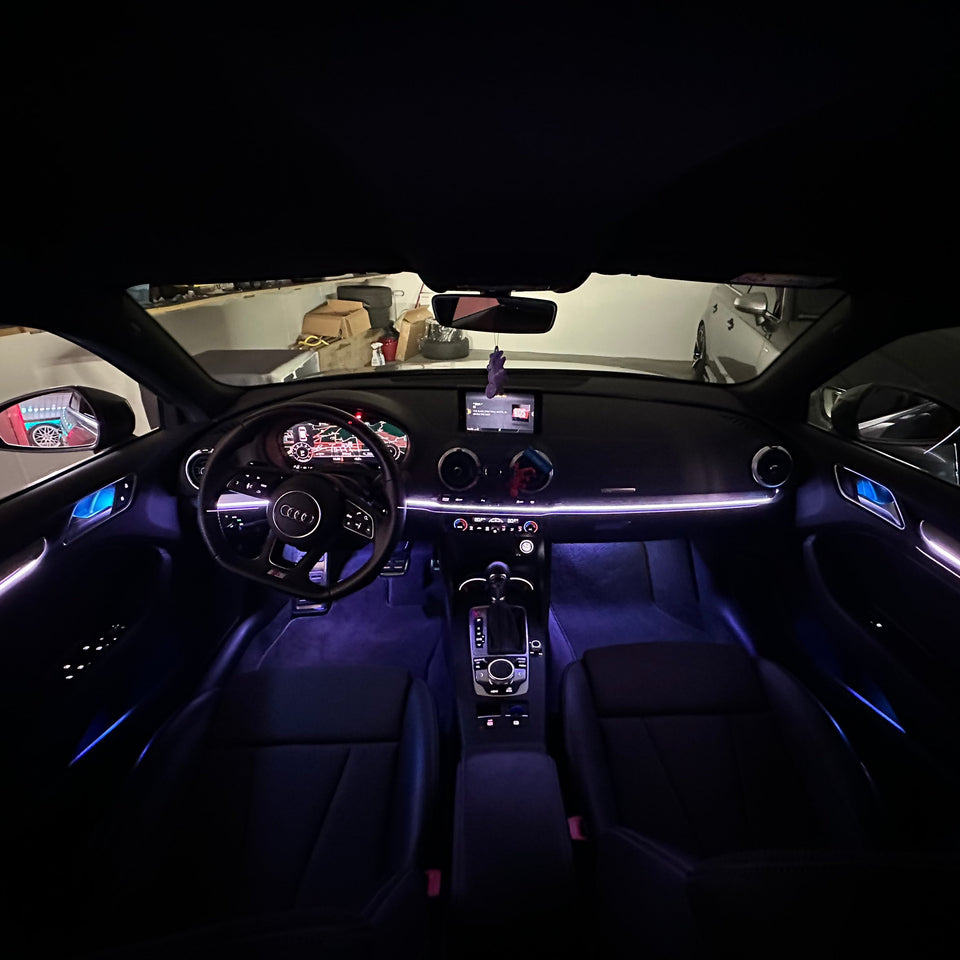 Audi A3 8V Kit Led Ambient Light RGB Universale bianco