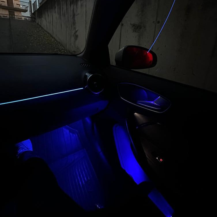 Audi A1 8X Kit Led Ambient Light RGB Universale blu