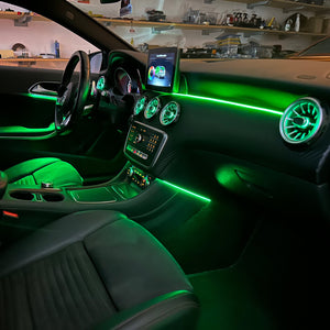 Kit Led RGB Dedicato Mercedes Classe A W176 Colore Verde