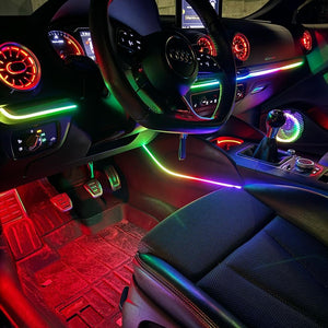 Audi A3 8V Kit Led Ambient Light RGB Universale Gioco di Luci