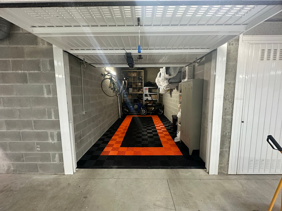 Piastrelle PVC per garage/box
