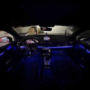 Audi A3 8V Kit Led Ambient Light RGB Universale blu