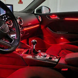 Kit Led RGB Dedicato Audi A3 8V Colore Rosso