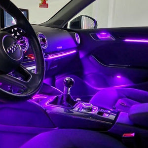 Kit Led RGB Dedicato Audi A3 8V Colore Viola