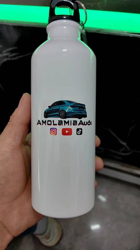 Borraccia Amolamiaaudi commemorativa Audi A3 8V Sedan Turchese