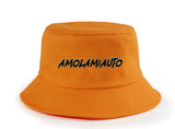 Cappello Amolamiauto alla pescatore arancione