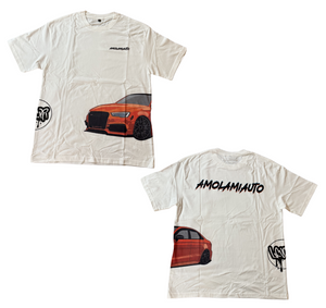 T-Shirt AmolamiAuto Nera/Bianca