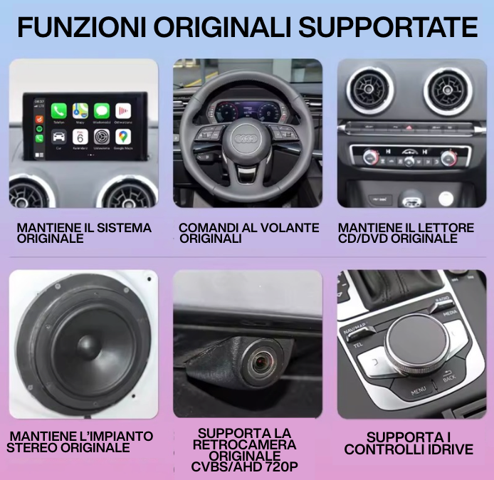 Modulo Carplay Audi A3/A4/A5/Q2/Q5