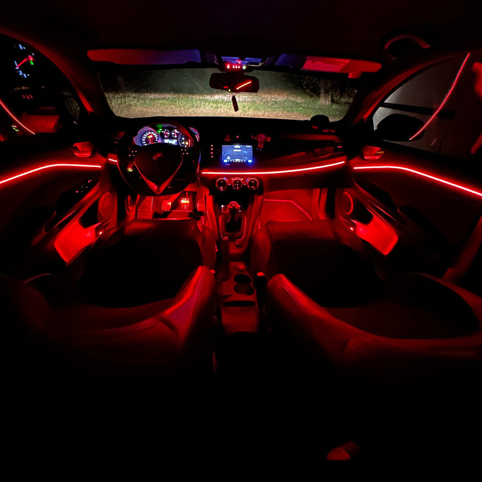 Alfa Romeo Giulietta Kit Led Ambient Light RGB Universale rosso