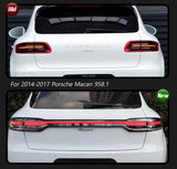 prima e dopo fari aftermarket porsche macan